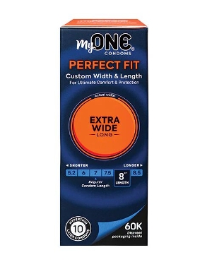 товар - Презервативи MyONE Extra Wide & Long 10 шт, картонна коробка