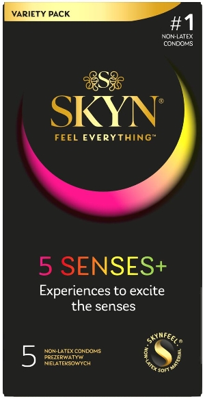 товар - Набір презервативів SKYN 5 Senses 5 шт