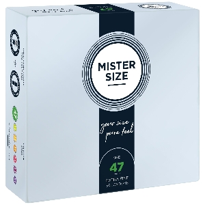 товар - Презервативи Mister Size - pure feel - 47 (36 condoms), товщина 0,05 мм