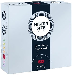 товар - Презервативи Mister Size - pure feel - 60 (36 condoms), товщина 0,05 мм