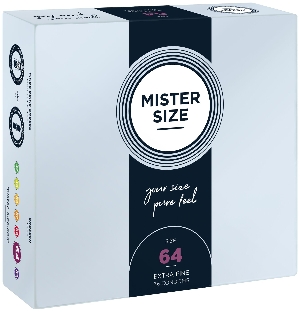 товар - Презервативи Mister Size - pure feel - 64 (36 condoms), товщина 0,05 мм