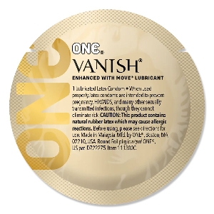 товар - Презерватив ONE Vanish Hyperthin, 1 шт, ультратонкий, зі змазкою